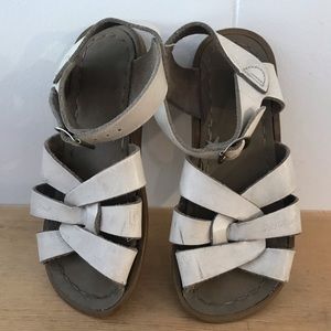 White Salt Water Sandals toddler size 10